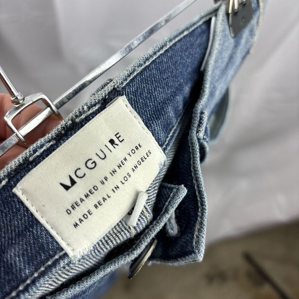 McGuire Denim Vintage Slim Distressed Ankle Jeans Size 28 Style 246B - Picture 11 of 15